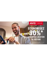 Prospectus Avis Roissy En France : Économisez 30 % sur les locations en France avec Avis Drive