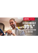 Prospectus Avis : Économisez 30 % sur les locations en France avec Avis Drive