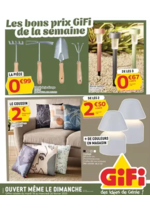 Promos et remises  : Les bons prix Gifi de la semaine