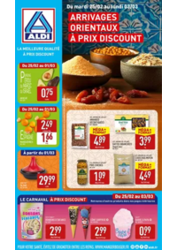 Prospectus Aldi Arbois : ARRIVAGES ORIENTAUX À PRIX DISCOUNT