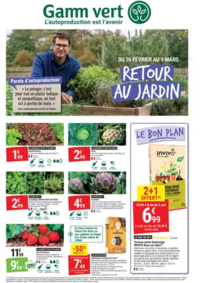 Prospectus Gamm vert CHATILLON EN MICHAILLE : RETOUR AU JARDIN