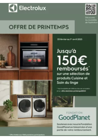 Prospectus Copra CHATEAUMEILLANT : Electrolux vous rembourse jusqu'à 150€