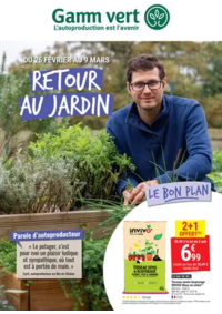 Prospectus Gamm vert AUCH : RETOUR AU JARDIN