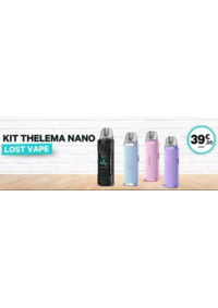 Prospectus Cigusto Olivet : KIT THELEMA NANO LOST VAPE