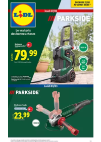 Prospectus Lidl PROVINS : Anticipez les beaux jours et équipez-vous avec Parkside pour entretenir votre jardin !