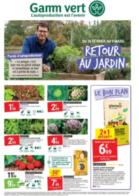 Prospectus Gamm vert MIRAMBEAU : Retour Au Jardin