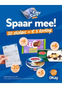 Prospectus OKay Supermarchés KORTEMARK : Spaar Mee!