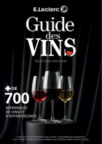 Prospectus E.Leclerc LE BOULOU : GUIDE DES VINS 2025 2026