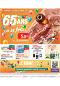 Prospectus Supermarchés Match Ars sur Moselle : 65 ANS ça se fête !