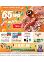 Promos et remises  : 65 ANS ça se fête !