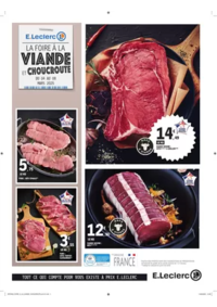 Prospectus E.Leclerc CHAMBRY : FOIRE A LA VIANDE CHOUCROUTE