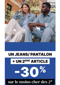 Prospectus Bonobo Abbeville : Un jeans/pantalon + un 2ème article = -30% sur le moins cher des 2