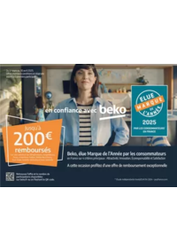 Prospectus Boulanger Annemasse : OFFRE Beko: jusqu'à 150€ remboursés !