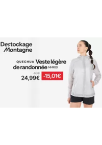 Prospectus DECATHLON CHASSE SUR RHONE : Déstockage Montagne