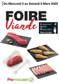 Prospectus Promocash Saint Lambert des Levées : Foire Viande