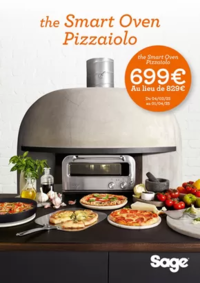 Prospectus BeDigital Le Chambon Feugerolles : SAGE PROMO SMART OVEN PIZZAIOLO