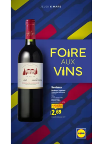 Prospectus Lidl PARIS 247 rue de Crimée : Foire aux vins