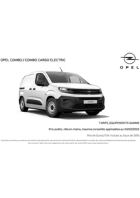 Prospectus Distributeur OPEL PASCAL AUTOMOBILES BAGNOLS-SUR-CEZE : Opel Combo Cargo