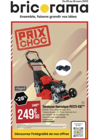 Prospectus Bricorama SOUSTONS : Prix Choc