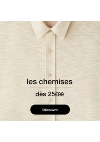 Prospectus celio BEAUNE : Chemises homme