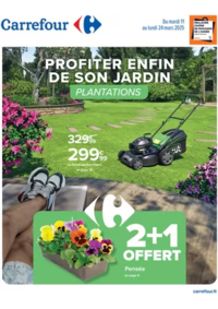 Prospectus Carrefour CHERBOURG : PROFITER ENFIN DE SON JARDIN