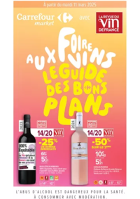 Prospectus Carrefour Market LA HAYE DU PUITS : FOIRE AUX VINS, LE GUIDE DES BONS PLANS