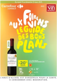 Prospectus Carrefour Contact ARREAU : FOIRE AUX VINS