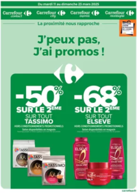 Prospectus Carrefour Contact NYONS : J'PEUX PAS J'AI PROMOS DU 11 AU 23 MARS 2025