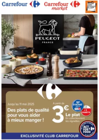 Prospectus Carrefour Market RIOM ES MONTAGNES : OPÉRATION VIGNETTES - PEUGEOT