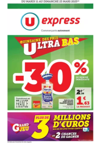 Prospectus U Express Tulette : Quinzaine Commerçante