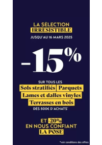 Prospectus Saint Maclou Cholet : Promos revêtements de sols et tapis