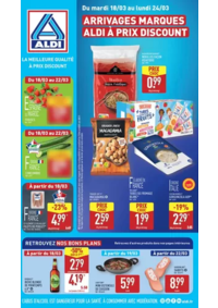 Prospectus Aldi Arcis sur Aube : Arrivages marques Aldi à prix discount