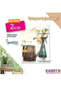 Prospectus KANDY LE CATEAU : TOUT POUR LE JARDINAGE !