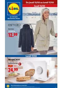 Prospectus Lidl LUNERAY : Chez Lidl, découvrez une sélection d'outils Parkside et de vêtements tendances !