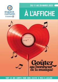 Prospectus Espace culturel E.Leclerc L'AIGLE : SELECTION PRINTEMPS