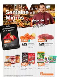 Prospectus Migros Supermarché : Exklusivi Deals und Schnäppchen