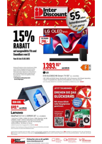 Prospectus Inter Discount Jegenstorf : Interdiscount reklamblad DE