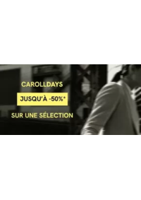 Prospectus Caroll Béthune : CAROLL DAYS : JUSQU'À -50%