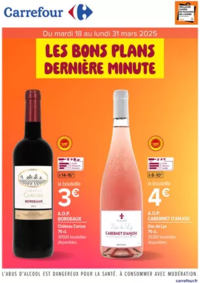 Prospectus Carrefour Drive LIVRY GARGAN : LES BONS PLANS DE DERNIERE MINUTE “SPECIAL VINS”