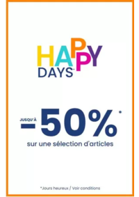 Prospectus Okaïdi LILLE 33 rue Pierre Mauroy : HAPPY DAYS