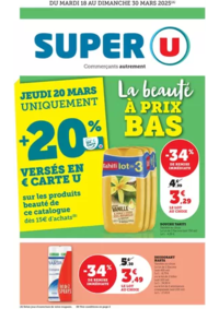 Prospectus Super U GORRON : Spécial Beauté