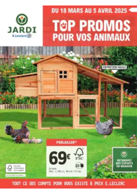 Prospectus Jardi E.Leclerc LESPARRE MEDOC : E.Leclerc Jardi TRAFIC ANIMALERIE 3