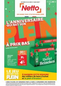 Prospectus Netto Gauville : L'anniversaire qui bat son plein à prix bas