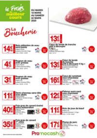 Prospectus Promocash Saint Fiel : La boucherie