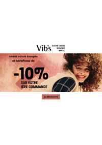 Prospectus Cache cache Viry-Châtillon Centre Commercial le Moulin de Viry : Créez votre compte et bénéficiez de -10% sur votre 1ère commande