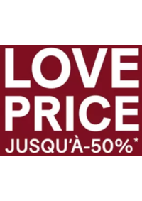 Prospectus Etam Lingerie ALBERTVILLE : LOVE PRICE Jusqu'à -50%