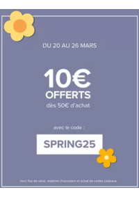 Prospectus Padd Chamboucy : Jusqu’au 26 mars, profitez de 10€ offerts dès 50€ d’achat avec le code SPRING25