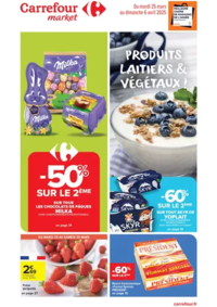 Prospectus Carrefour Market BALBIGNY : PRODUITS LAITIERS ET VÉGÉTAUX