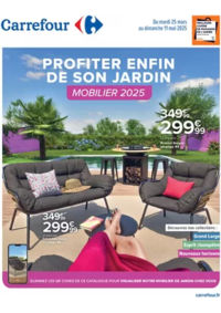 Prospectus Carrefour CHERBOURG : PROFITER ENFIN DE SON JARDIN - MOBILIER 2025