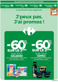 Prospectus Carrefour CHERBOURG : J'PEUX PAS, J'AI PROMO ! DU 25 MARS AU DIMANCHE 6 AVRIL